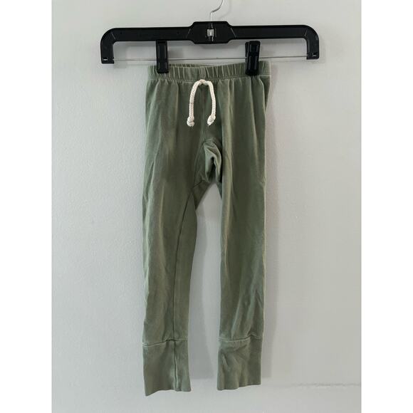 Gus + Steel Pants Toddler 4T Green Modal Lounge Pants Snug Fit Unisex - Picture 1 of 6
